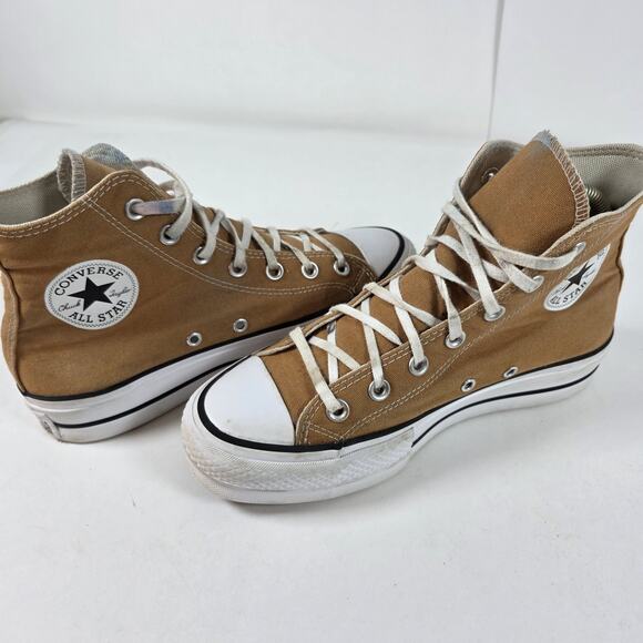 Converse CTAS Lift Hi Platform Women Sz 7 Shoes Sneakers Ginger Snap - Picture 9 of 12